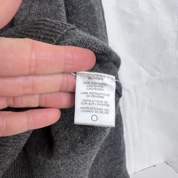 Michael Michael Kors Cashmere Turtleneck Knit Sweater Size Small Neutral Chic - Picture 5 of 8